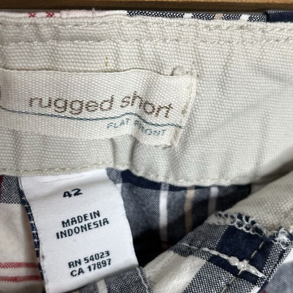 Gap Y2K Plaid Rugged Shorts Mens Size 42 Americana Patriotic Preppy Golf - Picture 5 of 8